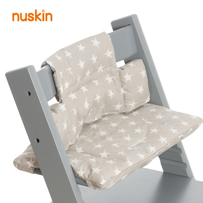 nuskin儿童餐椅坐垫成长椅防水靠垫高脚椅配件吃饭椅隔尿垫子