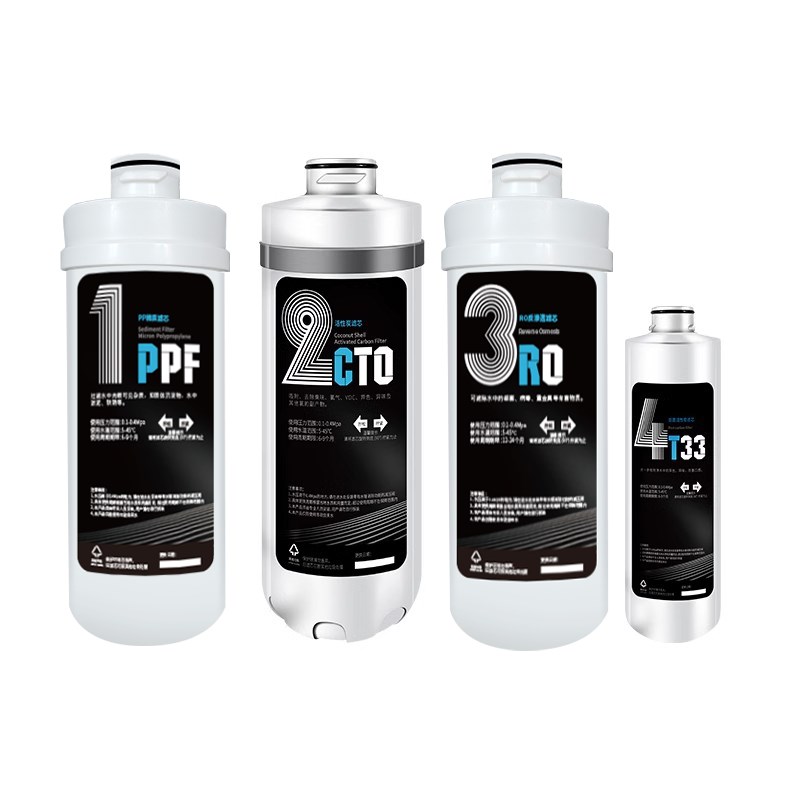 千岛人后置C70C105快卡小金刚滤芯PP棉活性炭CTO颗粒碳RO反渗透膜