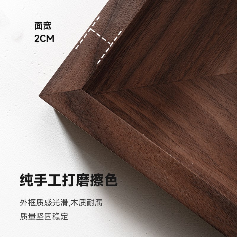 复古创意实木画框北欧美式打印照片挂墙相框镜框装裱数字油画外框