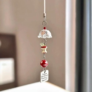 【风铃果核】ccd挂绳手作串珠自制闺蜜情侣ins手机链咕本挂件链