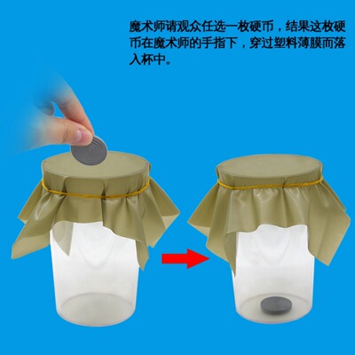 黑洞传奇硬币穿薄膜硬币入杯Magi