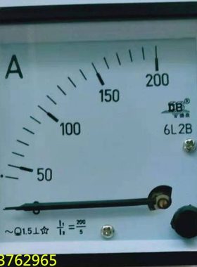 DB 德表 交流电流表 6L2B-200/5A 200A 广东德庆电表制造有限公司