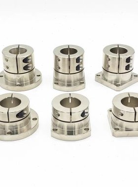 开口型导向轴支座钢制镀镍支架底座光轴固定座STHWRB20 STHWCB30