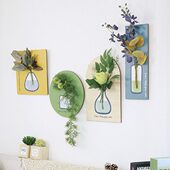 墙上餐厅壁挂家居房间创意背景墙墙面花瓶饰品装 饰挂件壁北欧客厅