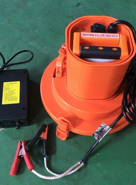 电动黄油机黄油枪24v22u0v全自动打黄油神器挖机专用万向枪卷管器