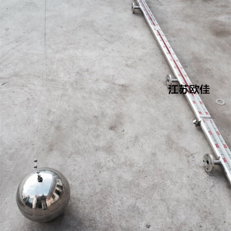 浮标式液a位计钢丝滑轮滑道液位计浮筒浮漂浮球标尺刻度液位水位