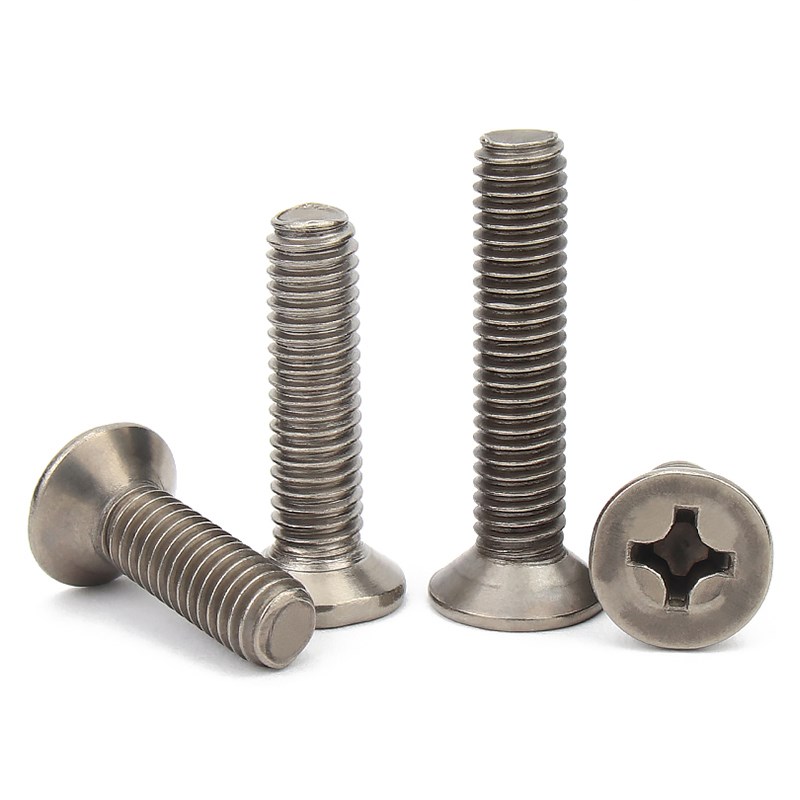 钛螺丝 纯钛GB819o沉头十字机牙螺钉平头十字机螺丝M3/M4/M5/M6