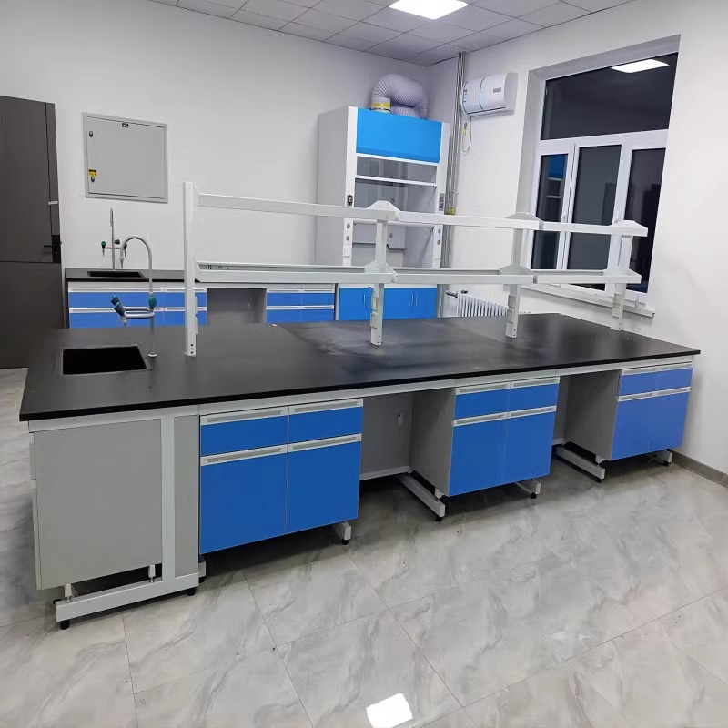 成都实验台钢木实验台p理化板操作台全钢试验台实验桌实验室工作