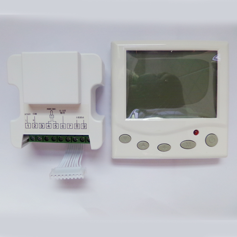 中央空调AC24V比例积分智能w型模拟量0-10V温控器浮点型控制器面