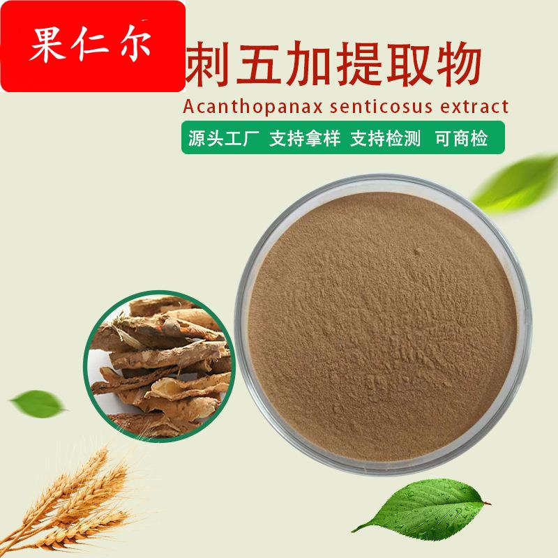 工厂现货刺五加提取物支持第三方检测刺刺五加甙 0.8 % B+E可商检