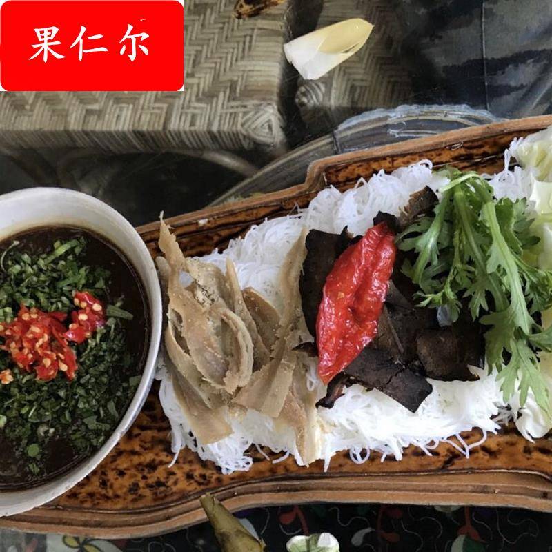 云南德宏新鲜撒撇米线1斤3斤5斤正宗傣族特细米线早点半干米线