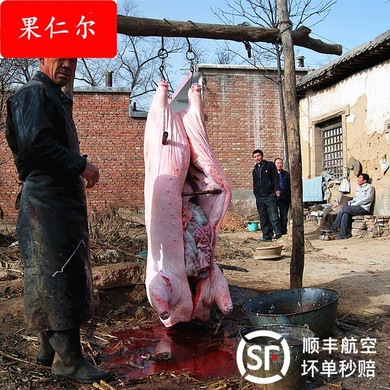 土猪肉农家猪肉新鲜猪排大肠猪腿排骨猪蹄农村散养笨猪肉五花肉