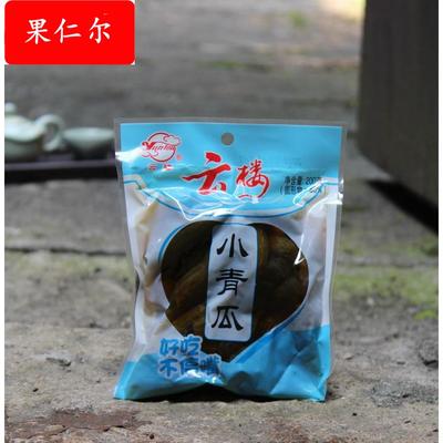 浙江特产脆瓜酱菜咸菜泡菜 云楼小青瓜200克*20包/箱 整箱