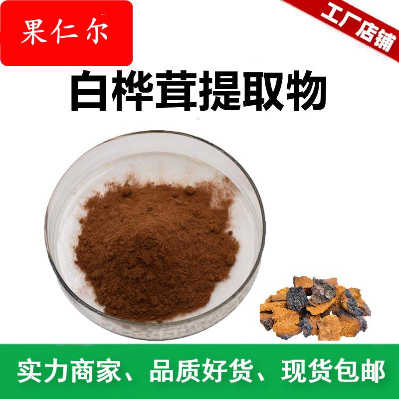 现货包邮 白桦茸提取物 白桦茸粉 桦褐孔菌粉末萃取1KG起订
