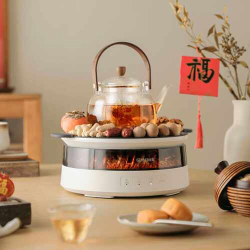 韩国Glasslock围炉煮茶器家用小型电茶炉养生壶电陶炉泡茶煮茶机