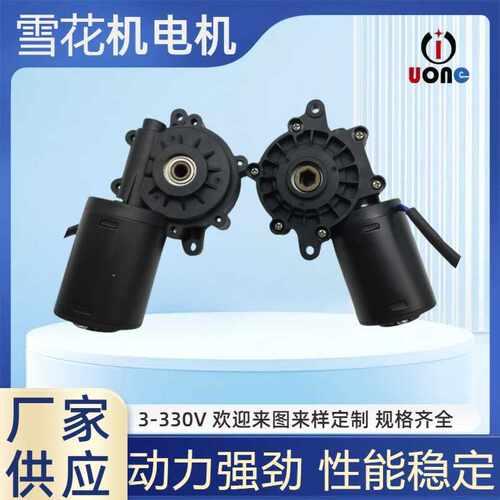 厂家供应雪花机电机12V 220V碎冰壁刨冰机六角轴有刷直流马达电机