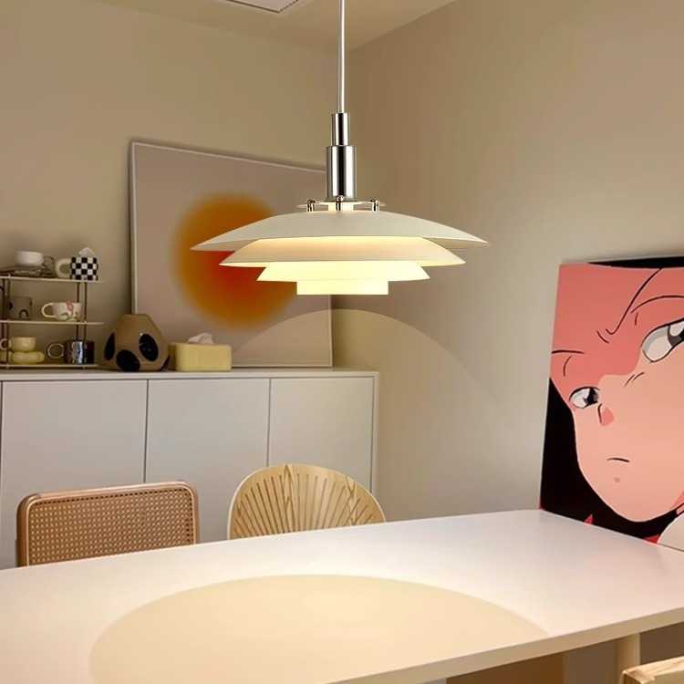 丹麦设计师ph5餐厅吊灯北欧现代简约咖啡厅吧台卧室床头飞碟灯具