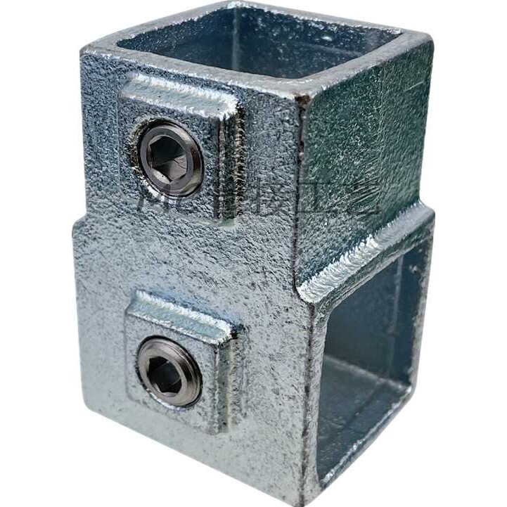 钢管接头连接器40方管连接镀锌配件钢管固定支架转角免焊接紧固件图片