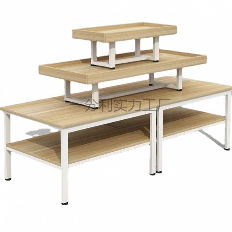 货架流水台商超中岛柜文具饰品母婴宠物店堆头展架展示台岛桌