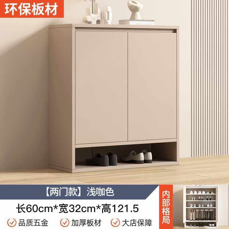 实木鞋柜家用门口外楼道入户玄关柜多层储物柜靠墙大容量门厅柜