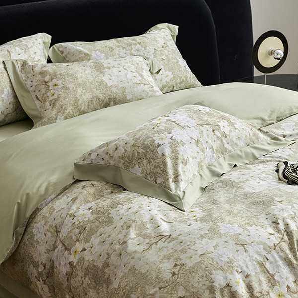 复古轻奢欧式春夏款100S天丝棉四件套裸睡柔软高级夏凉感南通床品