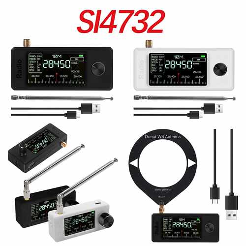 SI4732便携式收音机 0.5-108 MHz FM AM USB LSB迷你口袋型收音机