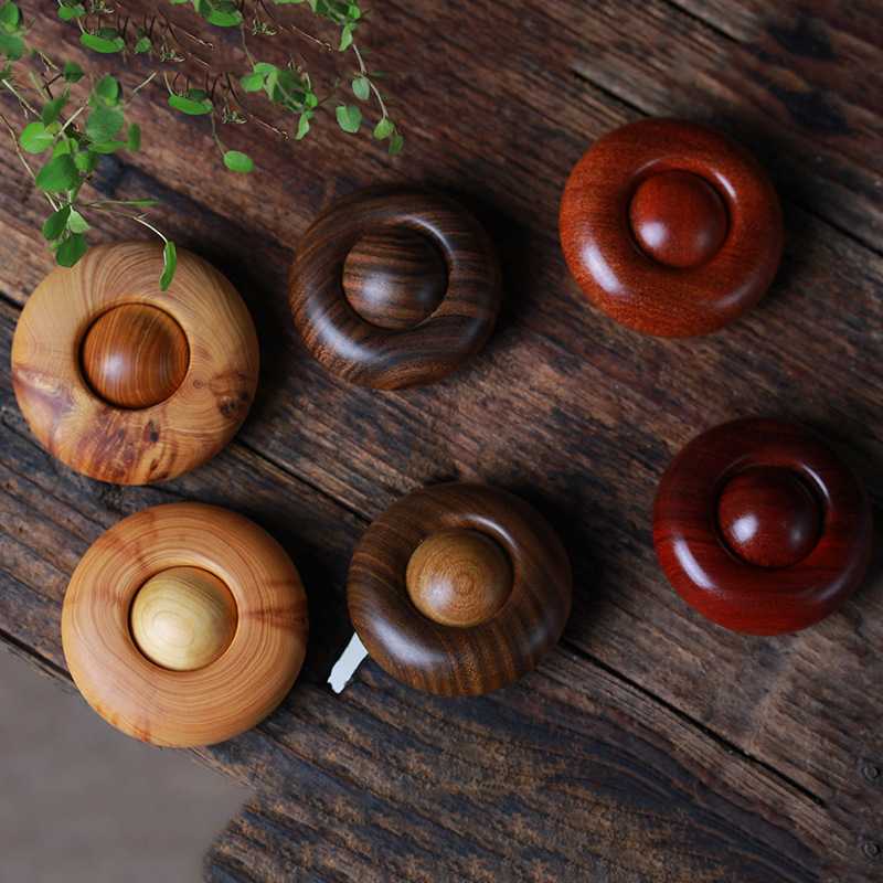 檀木手球紫檀手把件手把件木质动手球文玩工艺品