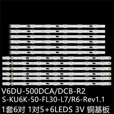 适UE50MU6100K UA50KU6310J UA50KUF31EJXXZ灯条V6DU-500DCB-R2