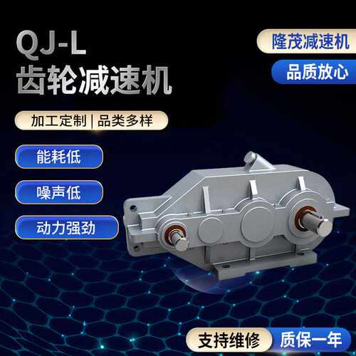 隆茂圆柱齿轮转动减速电机qjl圆柱齿轮减速机圆柱齿轮转动