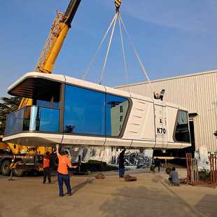 出口鲁班筑太空舱民宿Modular Capsule house manufacturer House