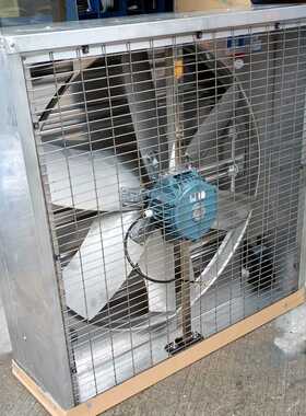 佛山九洲普惠JS不锈钢负压风机防腐方形轴流风机耐腐蚀负压风机