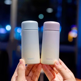保温杯便携小巧mini迷你100ml毫升女士女款渐变V色超小口袋水杯