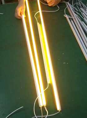 3528柜台灯条 暗槽装饰LED3528线条灯 超小带罩金黄光3528硬灯条
