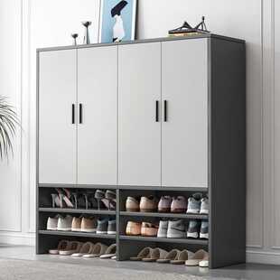 意式加高鞋柜家用门口外入户玄关阳台大容量多层超大2021新款鞋架