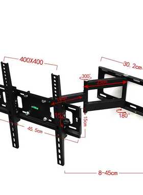 CR-180P单臂伸缩摇摆电视支架可超承重挂架壁挂式旋转电视墙