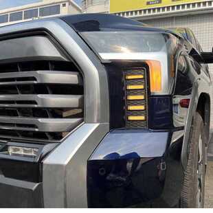 适用22-24年丰田坦途tundra雾灯苔原专用日行灯转向警示灯行车灯