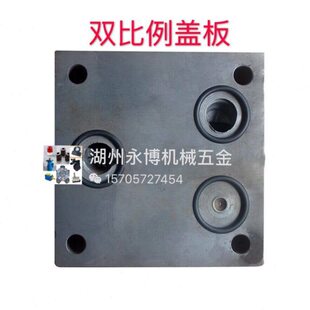 双比例盖板 伺服盖板比例阀阀板 03-125 06-250 10-500 阀板 闷盖