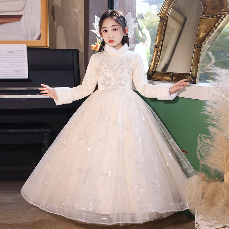 圣诞节儿童服装主持人礼服公主裙女童高端礼服钢琴演奏元旦演出服,童装/婴儿装/亲子装,儿童礼服,淘宝优惠券,粉丝福利购,淘宝优惠卷