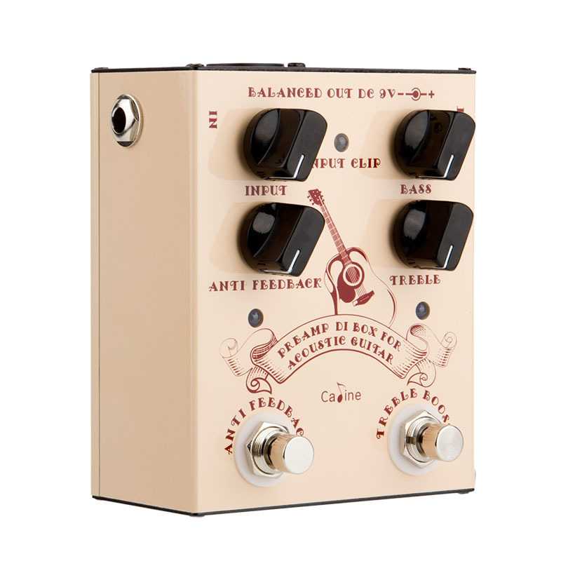 CL木吉他DI单块效果器CP-40 卡铃古典民谣吉他前级卡农平衡口