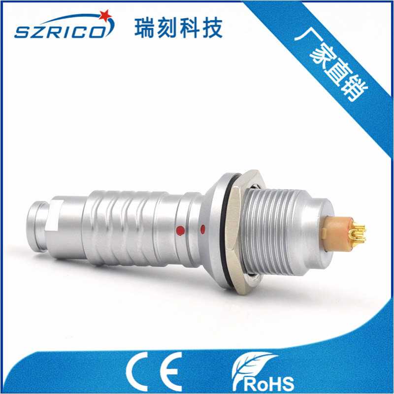 1K3PIN精密防水连接器 厂家供应带护套航空插 户外基站防水接插件