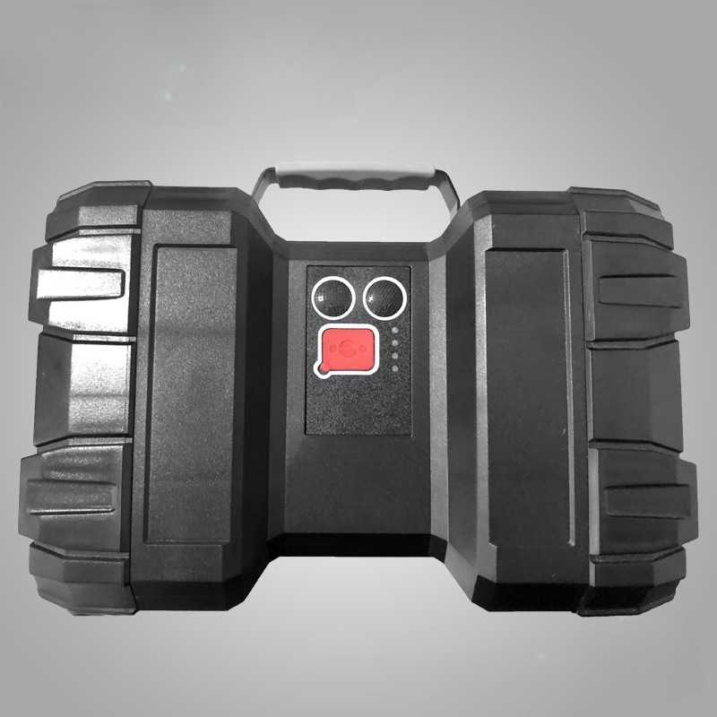 多功能户外野营探照灯家用手电筒停电应急用防水防雷LED贴片双头