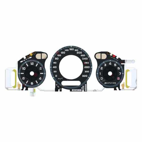 奔驰W211仪表纸黑色，320转速，AMG