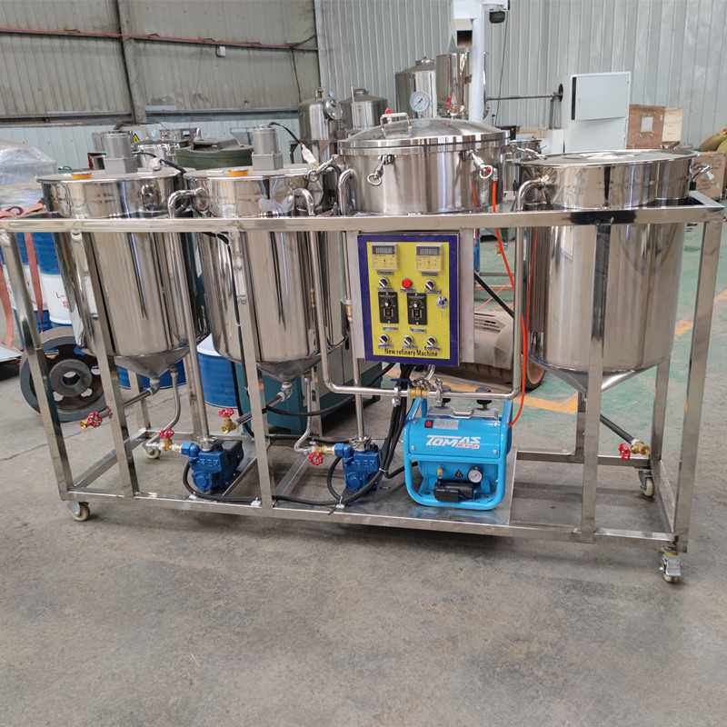小型脱磷胶脱酸炼油机 新型油厂精炼设备 不锈钢粮油精炼罐