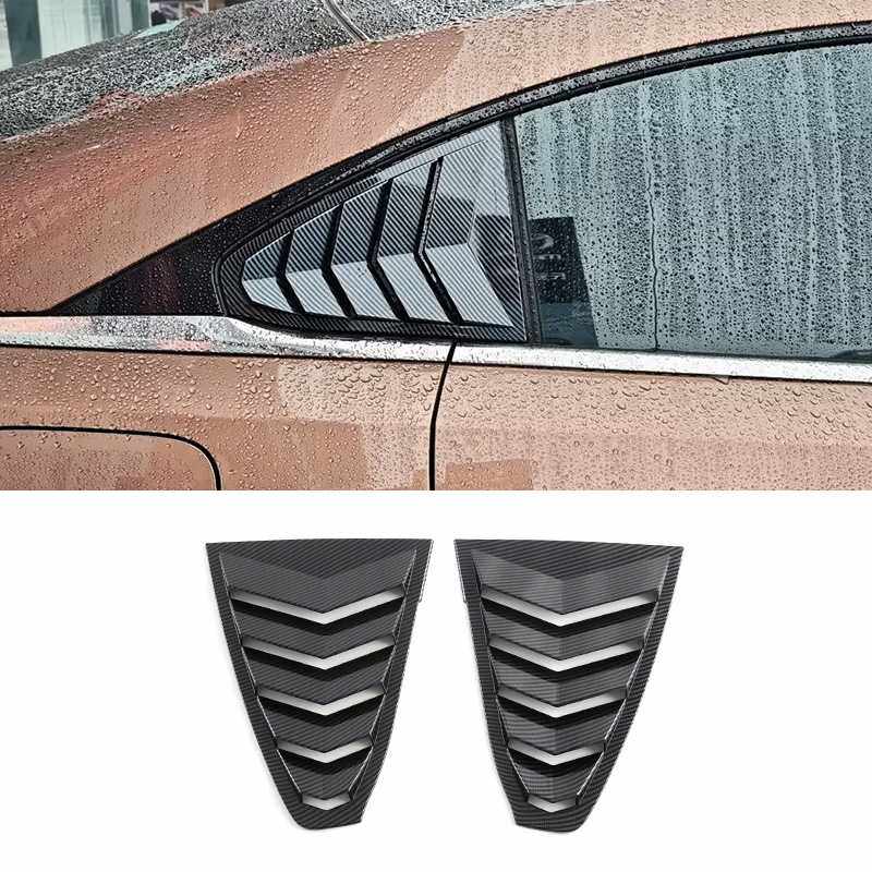 适用于24款马自达EZ-6后窗百叶面板装饰框百叶窗保护条外饰改装饰