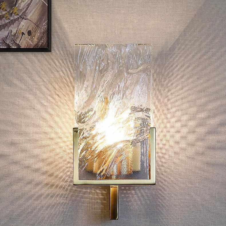 后现代轻奢水晶壁灯高档冰块简约楼梯过道灯卫生间客厅卧室床头灯