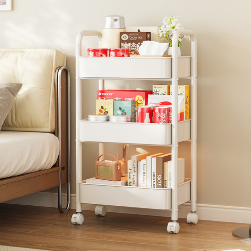 零食小推车落地置物架多层收纳架