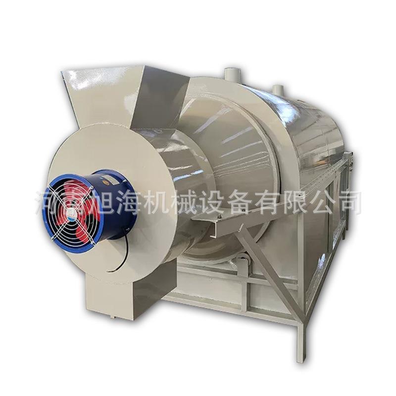 新款多功能回转滚筒饲料肥料酒糟有机肥烘干机可以用电用柴用颗粒