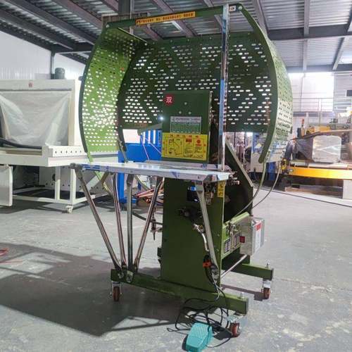 纸箱PE绳捆扎机鹤山PE带自动捆扎打包机器小型尼龙绳打结捆绑机