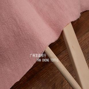 优质苎麻唐装 秋冬厚款 8皱布纯麻洗水 抱枕面料 纯苎麻面料洗皱