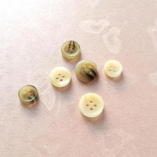 辅料 扣子服装 1926现货创意时尚 流行圆形树脂纽扣四眼棒花豹纹衬衫